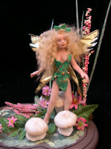 Fairy Mother in mushroom patch
