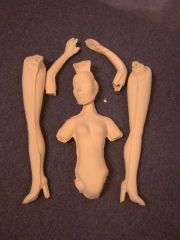 fashion doll bisque pieces