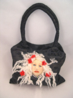 Irish Rose cloth-covered face bag