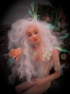 Fairy Maiden Doll all in white