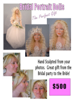 Bridal Portrait Dolls flyer, price is $500