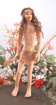 5.5 inch fairy teen boy push mold for polymer clay