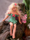 4.5 inch dollhouse teen Fairy Sprite, push mold for polymer clay